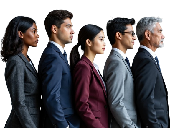 Corporate lawyers in action